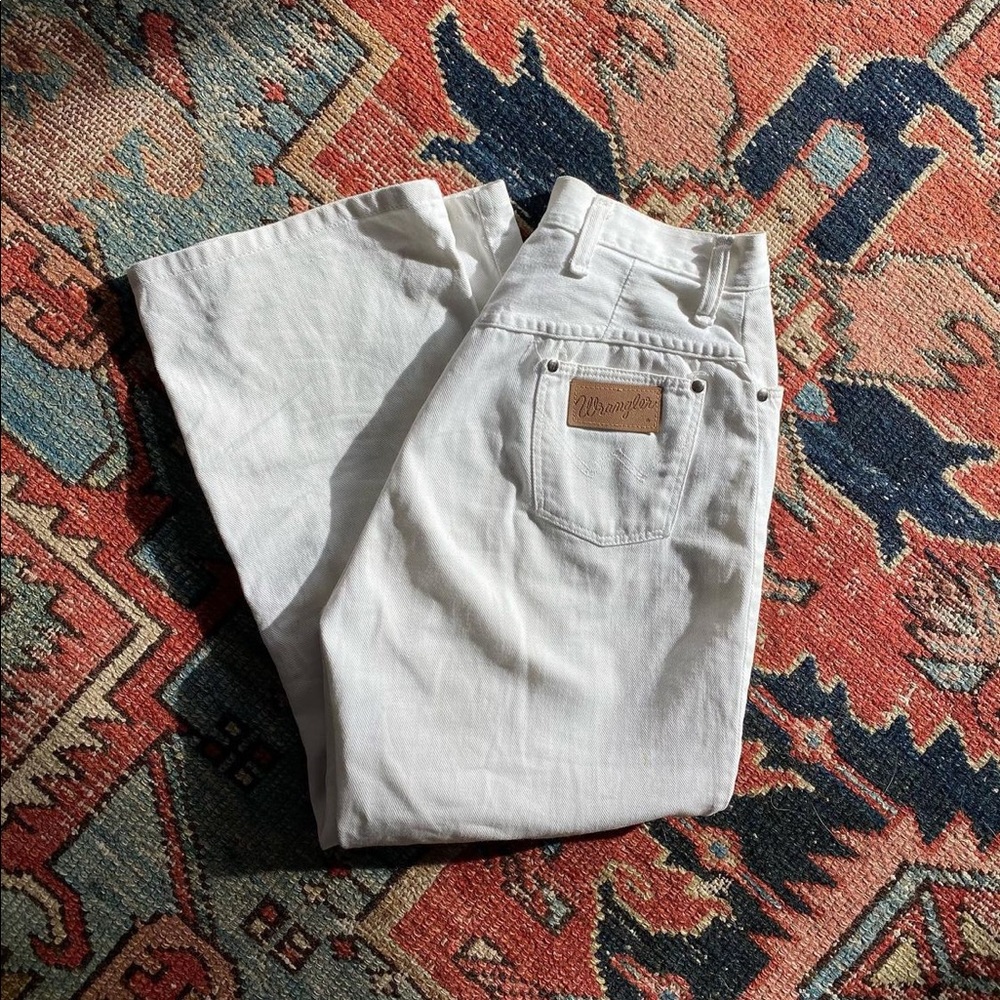 Vintage white wranglers